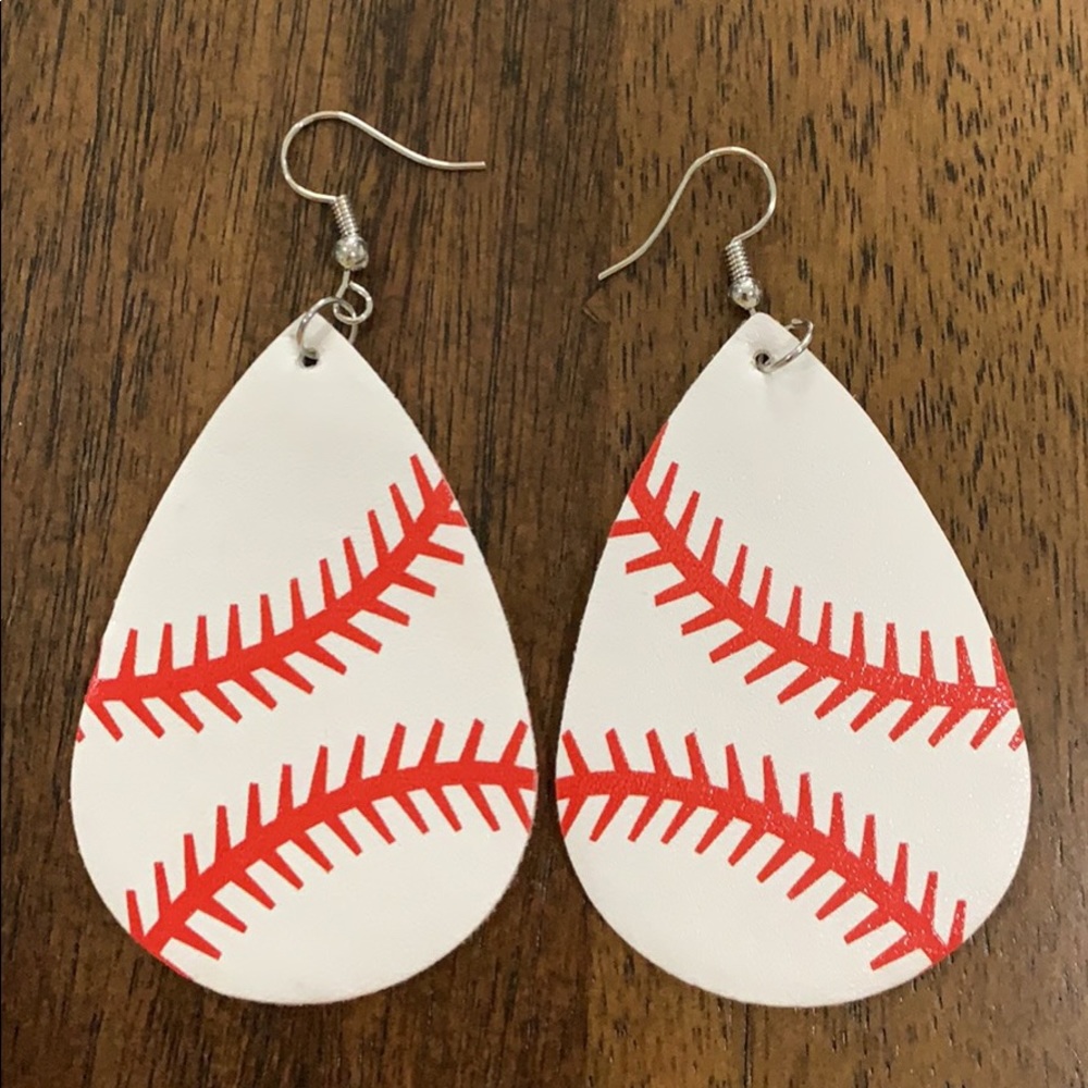 Baseball Earrings